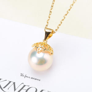 Pendentif en argent S925 WENCHI, support vide, accessoires de bricolage, perle ronde de 8 à 10 mm, collier pour femmes, cache-cernes 10584 Chine - Product Image 1