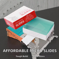 7101 7105 Microscope Slide with 25.4*76.2mm 75*25 Clear Optical Glass Customizable 1-1.2mm Thickness OEM Supported