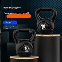 Haltères et Kettlebells pour la Remise en Forme et la Perte de Poids – 12kg, 15kg, 20kg – Noir – Modèle Commercial pour le Renforcement des Hanches et l'Amélioration des Fessiers
