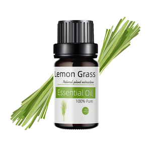 Aceite esencial de hierba de limón disponible a granel de etiqueta privada 100% puro para masaje de relajación y cuidado de la piel - Product Image 1