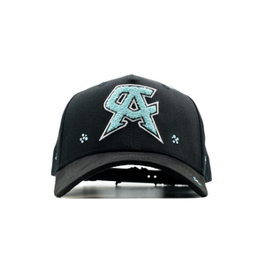Fabricante de Dandy Original Gorras de béisbol negras de 5 paneles Borde curvo Estilo deportivo Tela común Característica OEM Sombreros - Product Image 2