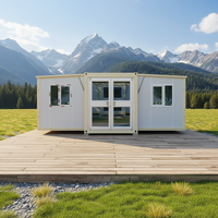 Maison conteneur modulaire pliable pour bureau, immeuble, appartement, villa – Design moderne du milieu du siècle, anti-corrosion
