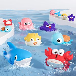Jouet éducatif créatif anti-stress en vinyle, à succès, pour faire des bulles, animaux marins à pincer, amusant, pour les 5 à 7 ans - Product Image 1