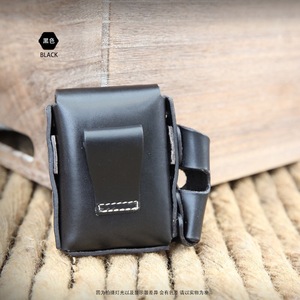2023 nouvelle mode marron hommes Vintage en cuir de vachette véritable <span class=keywords><strong>étui</strong></span> <span class=keywords><strong>à</strong></span> cigarettes mince avec briquet en gros - Product Image 3