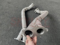 Pour Porsche 718 GT4 / GTS / Spyder sur les tuyaux de liaison d'essieu 2020 + tuyau de descente de bouclier thermique