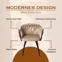 Échantillon Gratuit - Fauteuil d'Angle de Loisirs, Chaise Fauteuil Rond Rembourré pour Petits Espaces