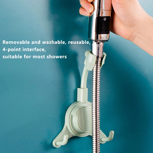 Support de Douche Réglable à Ventouse, Fixation Murale pour Pommeau de Douche, Support de Douche Sans Perçage pour Salle de Bain - Product Image 2