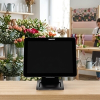 HBAPos Precio de Venta Directa de Fábrica Monitor Táctil Capacitivo de 15 Pulgadas Sistema POS Todo en Uno
