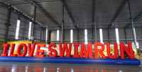 Lettres gonflables publicitaires en PVC pour piscine, décorations, ballons lettres, enseignes gonflables, logo pour événements, lettres géantes lumineuses à LED