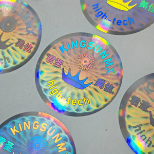 Tùy chỉnh thiết kế 3D Holographic Stickers <span class=keywords><strong>Scratch</strong></span> Off <span class=keywords><strong>Label</strong></span> Hologram dán an ninh với số serial - Product Image 2