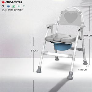 Chaise d'aisance de grande taille avec charge de 350lb, cuvette antidérapante pour soins infirmiers à domicile, équipement de sécurité pour salle de bain, <span class=keywords><strong>commode</strong></span> pour chevet - Product Image 3