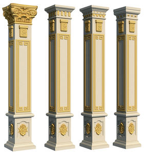 แท่นแม่พิมพ์บล็อกตกแต่งพลาสติก ABS ผลิตภัณฑ์ที่ใช้ในครัวเรือนราคาประหยัดสำหรับสร้างเสาและเสาโรมัน - Product Image 5