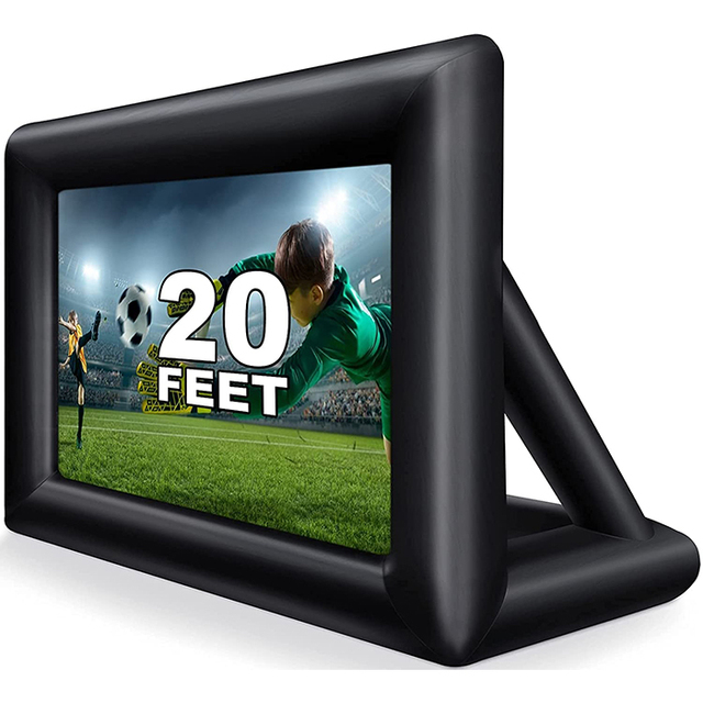 20 Feet Inflatable Outdoor Indoor Theater Projector Screen Inflatable Projector Movie Tv Screen
