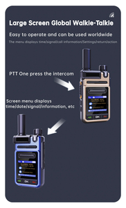 <span class=keywords><strong>Radio</strong></span> avec carte SIM POC 4G personnalisée pour les voyages internationaux, étanche IPX6, communication réseau, interphone, talkie-walkie longue portée 5000 km - Product Image 3