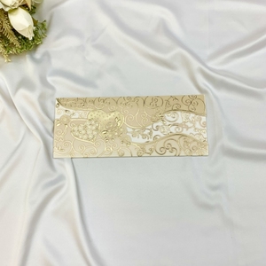 Cartes d'invitation de mariage de luxe personnalisées, <span class=keywords><strong>carte</strong></span> de vœux en papier avec gaufrage pour les mariages - Product Image 2
