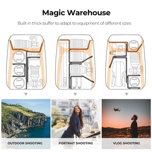 Sac à dos Alpha <span class=keywords><strong>K</strong></span> & F Concept, original, étanche, 25L, rigide, pour appareil photo, caméra - Product Image 3