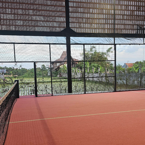 QJIN Voll-Panorama-Padel-Court für <span class=keywords><strong>TV</strong></span>-Übertragungsevents |   Säulenloser 360-Grad-Sichtwinkel Professioneller Padel-Tennisplatz-Hersteller - Product Image 5