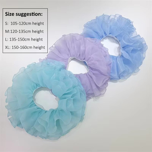 Nouvelles jupes <span class=keywords><strong>de</strong></span> <span class=keywords><strong>tutu</strong></span> <span class=keywords><strong>de</strong></span> <span class=keywords><strong>danse</strong></span> classique pour filles du fabricant, jupe courte en tulle à ourlet en A pour la pratique <span class=keywords><strong>de</strong></span> la <span class=keywords><strong>danse</strong></span>, les examens d'art, les spectacles sur scène - Product Image 4