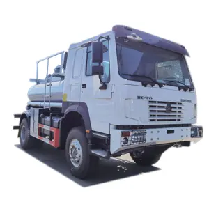SINOTRUK HOWO AWD 5000 liters mobile fuel tank truck HOWO 4x4 fuel tanker truck for sale