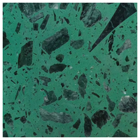 Terrazzo en pierre naturelle pour tables à manger et plans de travail de salle de bain, pierre artificielle écologique pour plans de travail de cuisine et salle de bain, directement de l'usine