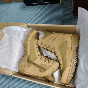 TSB204 Cow Leather Coyote Brown <b>Boots</b> Customized Tactical <b>Boots</b> with Padded Sleeves AL <b>Boots</b> Light Weight <b>Hiking</b> <b>Boots</b> - Product Image 6