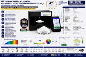 Espectrofotómetro de Color SPECTRO PRO, Apertura de 77 mm, Resolución de 1 nm, Espectrómetro Vis, Medidor de Blancura de Carbonato de Calcio - Product Image 2