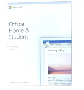Chave OEM de varejo profissional para Office 2019 Home Student 1PC Mac Autêntica, ativação 100%