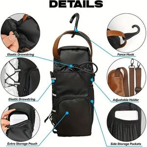 Sac de sport magnétique avec porte-bouteille d'eau, poches pour téléphone et bandoulière, <span class=keywords><strong>accessoires</strong></span> de sport magnétiques - Product Image 1