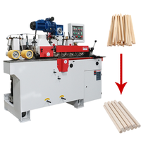 Machine à bois Mb9010t pour la fabrication de tiges de balai en bois, machine à arrondir le bois, fabrication de manches de balai en bois