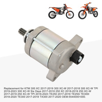 GOOFIT Motor Starter 12V 9T CCW Pengganti untuk Sepeda Motor KTM 250 300 TE300 TE250 TX300 TE250i TE300I OEM:55440001000