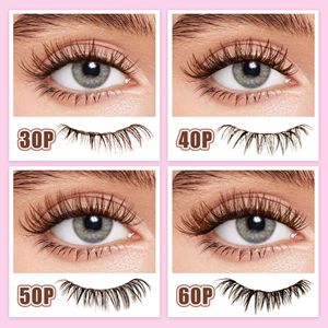 Jmq Individual <b>Cluster</b> <b>Lashes</b> 10 16mm D Curl Brown Synthetic False Eyelashes For Diy Extensions - Product Image 5