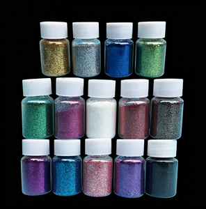 Factory Glitter Powder Ultra Thin Bright 12 colors 10g New Glitter Powder for epoxy resin UV resin painting Nail Art Resin Craft - Product Image 1