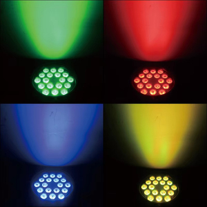 Çin RGB LED Par ışıkları tam renkli profesyonel sahne aydınlatma canlı ev <span class=keywords><strong>DJ</strong></span> parti disko toptan için uzaktan kumanda ile - Product Image 5