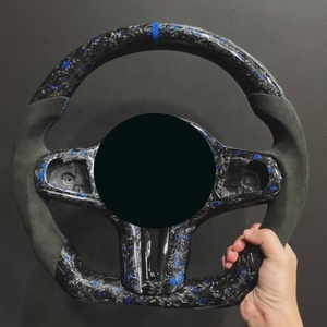 Pièces de performance pour voitures de course, volant de jeu pour <span class=keywords><strong>PC</strong></span>, volant en fibre de carbone forgée, housse de volant design pour BMW F36 - Product Image 2