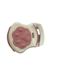 Mini rizador de pestañas de plástico con diseño de garra de gato de ángulo amplio para principiantes, herramienta de maquillaje portátil - Product Image 2