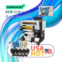 Impresora Con Transferencia 17 "de large 43cm imprimante Dtf Uv machine d'impression Dtf feuille d'or imprimante Uv Dtf avec plastifieuse tout en un