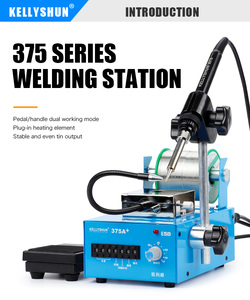 KELLYSHUN Adjustable Constant Temperature Automatic Tin Electric <strong>Soldering</strong> <strong>Iron</strong> Wiring Point <strong>Soldering</strong> 375 Station Operated - Product Image 2