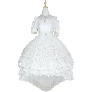 Gorgeous custom-made lolita dress with lace Girl Party Dress