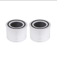 Compatible avec LEVOIT Core 200s filtre de remplacement trois en un filtre à charbon actif haute efficacité