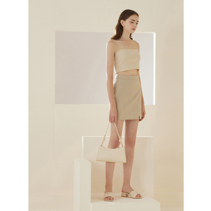 Haut de gamme personnalisé blanc style français dames sac à bandoulière noeud tressé sac pour femmes nouveau style luxe léger - Product Image 4