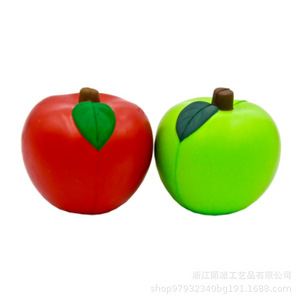 Juguete Antiestrés de Espuma PU con Forma de Manzana de Dibujos Animados, de Alta Elasticidad, para Niños de 2 a 4 Años, Unisex - Product Image 1