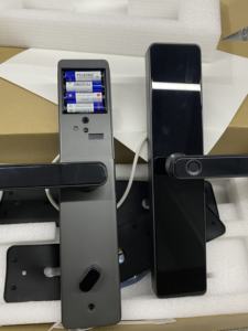 नए पैटर्न स्मार्ट दरवाजा ताला बॉयोमीट्रिक फिंगरप्रिंट कार्ड पासवर्ड Tuya वाईफ़ाई TTLock एप्लिकेशन डिजिटल ताला के लिए घर - Product Image 6