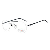 Monturas de Gafas Ópticas Metálicas Universales para Hombre y Mujer, Lentes Transparentes de PC Resistentes a Impactos, Logotipo Personalizado, Compatibles con Miopía