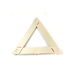 Panneau d'avertissement triangulaire pour voiture, 28x24cm, kit de sécurité d'urgence en plastique à fixation au sol pour utilisation en véhicule - Product Image 4