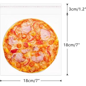 Bolsas de celofán autosellables de 7x7'' 100 piezas, bolsas cuadradas transparentes de plástico OPP para almacenamiento de alimentos - Product Image 2
