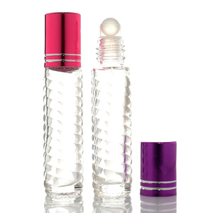 Flacon à bille en verre transparent de 5 ml en gros, flacon de parfum portable, flacon vide pour cosmétiques, emballage de parfum - Product Image 6
