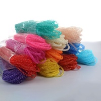 8mm Multiple Size Angel köder Shiny Cord Flash Streamer Synthetisches Geflecht Fliegen binde materialien Hohles holo graphisches Mylar Braid Tube