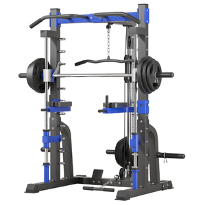 Smith Machine <span class=keywords><strong>Appareil</strong></span> d'entraînement domestique complet multifonctionnel Équipement de <span class=keywords><strong>fitness</strong></span> Ménage Squat profond et support de poussée - Product Image 1