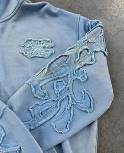 Sweat à capuche unisexe avec poche kangourou, éponge française, survêtement Streetwear à coupe carrée - Product Image 5