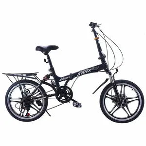 La migliore vendita 20 "Mountain Bike 700c bicicletta ammortizzante forcella anteriore bicicletta nera bici da strada